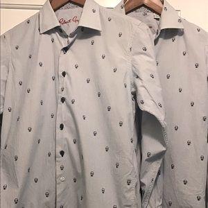 Robert Graham boys button down skull Large 14-16